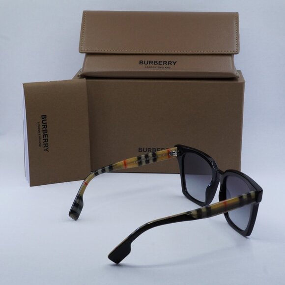 Burberry BE4335 39298G Sunglasses - Black/Grey main image 5